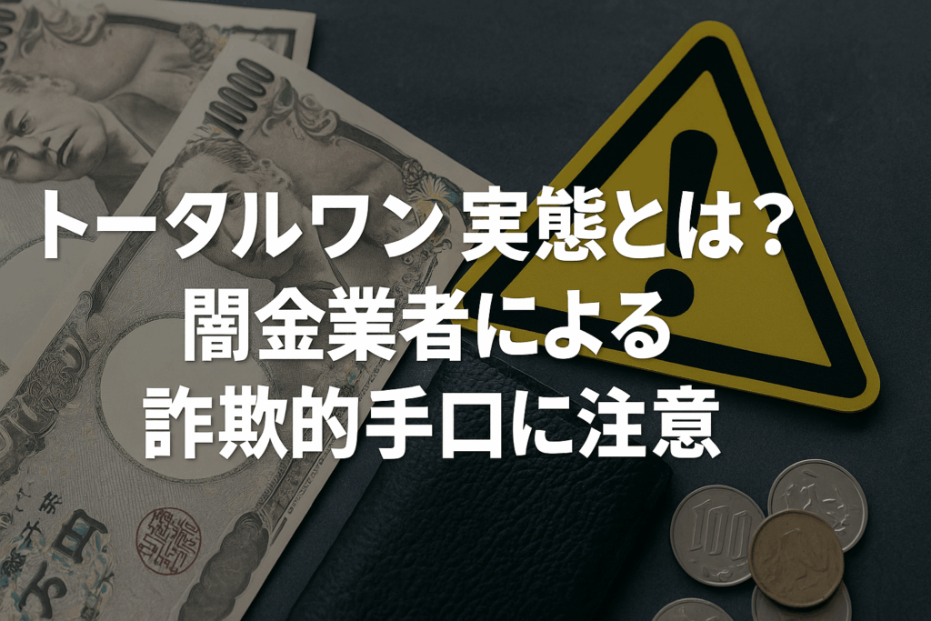 トータルワンの実態について解説した記事のアイキャッチ画像