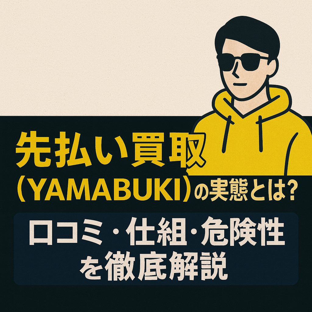 先払い買取ヤマブキの実態について解説した記事のアイキャッチ画像