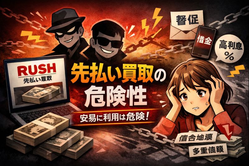 先b来会鳥業者RUSHについて解説した記事のアイキャッチ画像