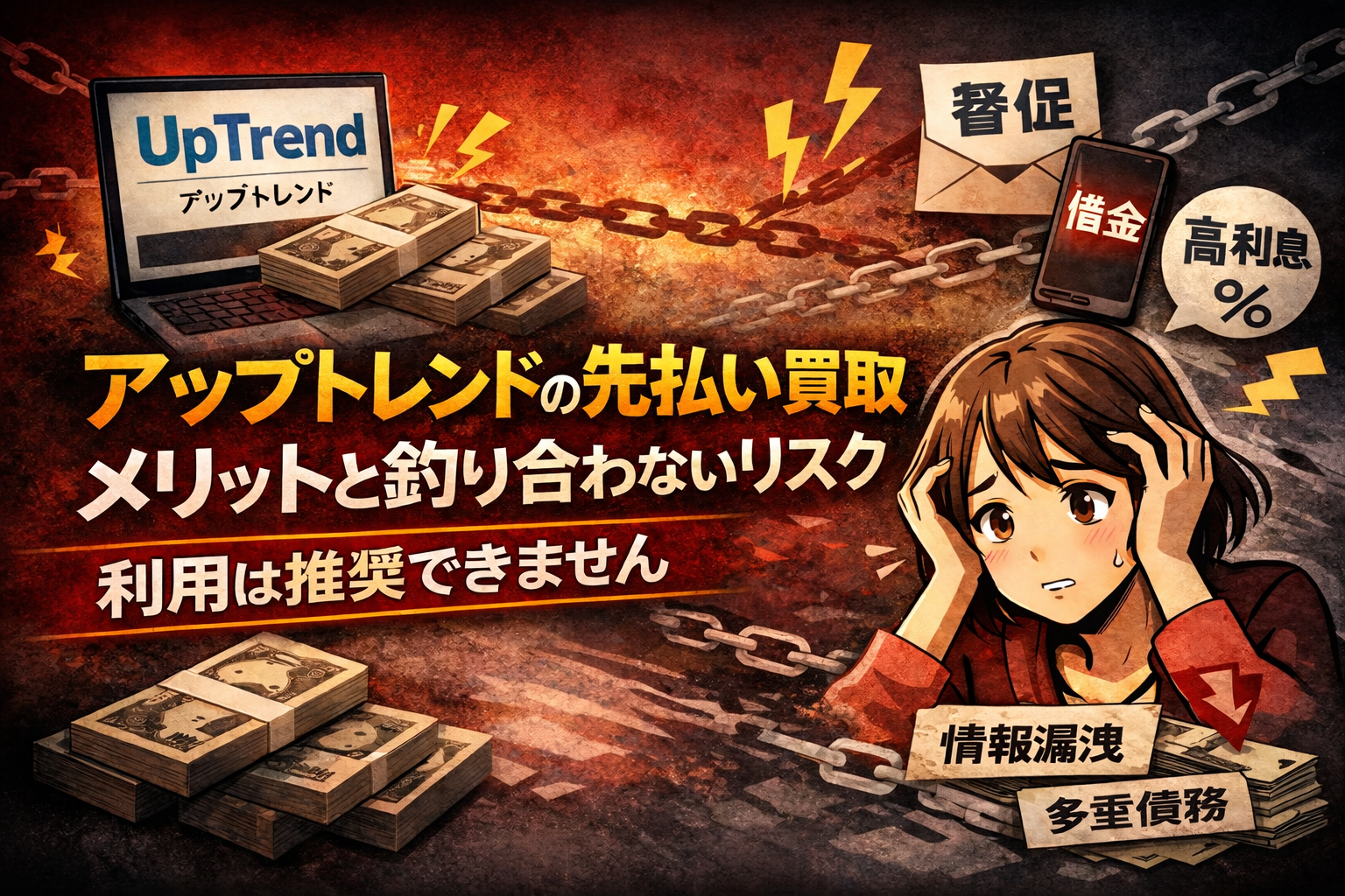 先払い買取アップトレンドについて解説した記事のアイキャッチ画像