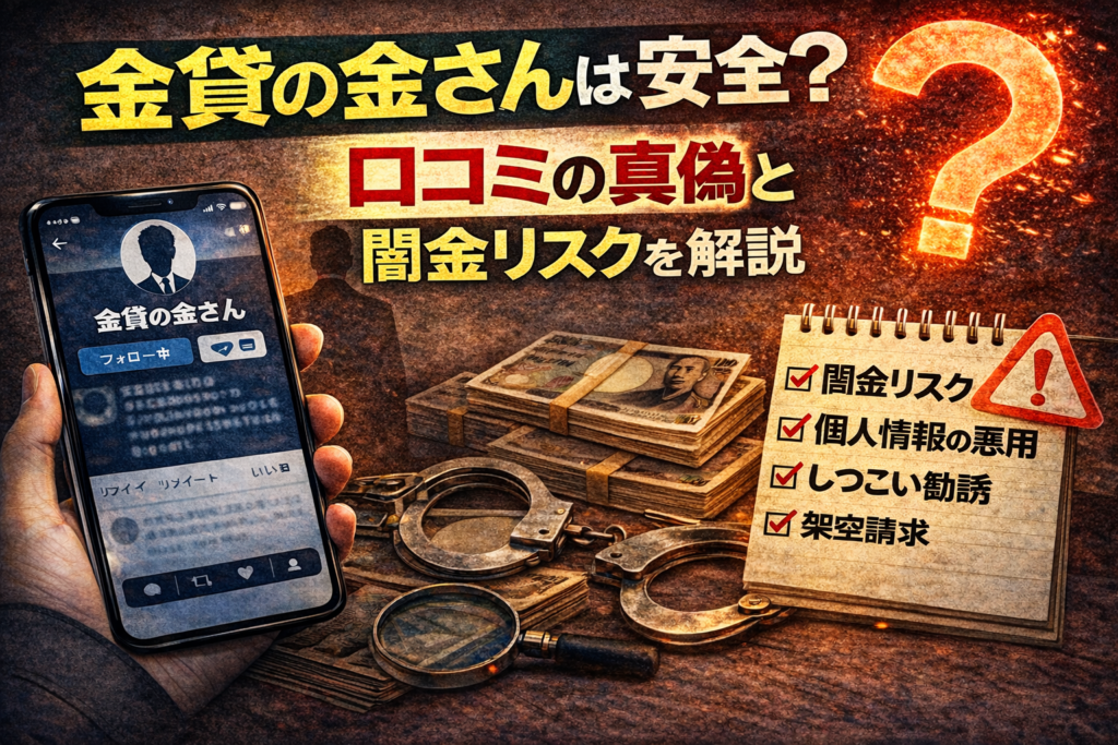 金貸の金さんについて解説した記事のアイキャッチ画像