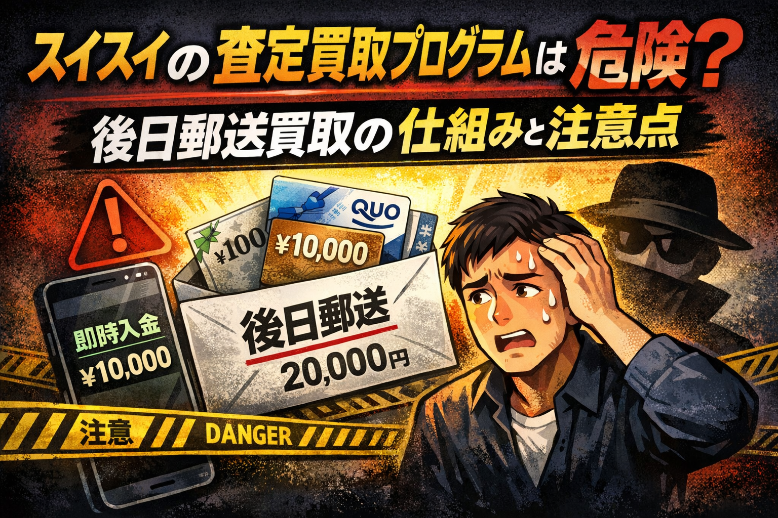 スイスイの査定買取プログラムの仕組みと注意点について解説した記事のアイキャッチ画像