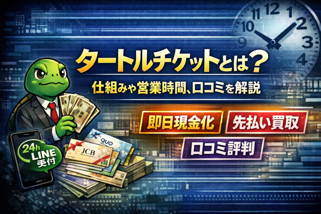 タートルチケットについて解説した記事のアイキャッチ画像